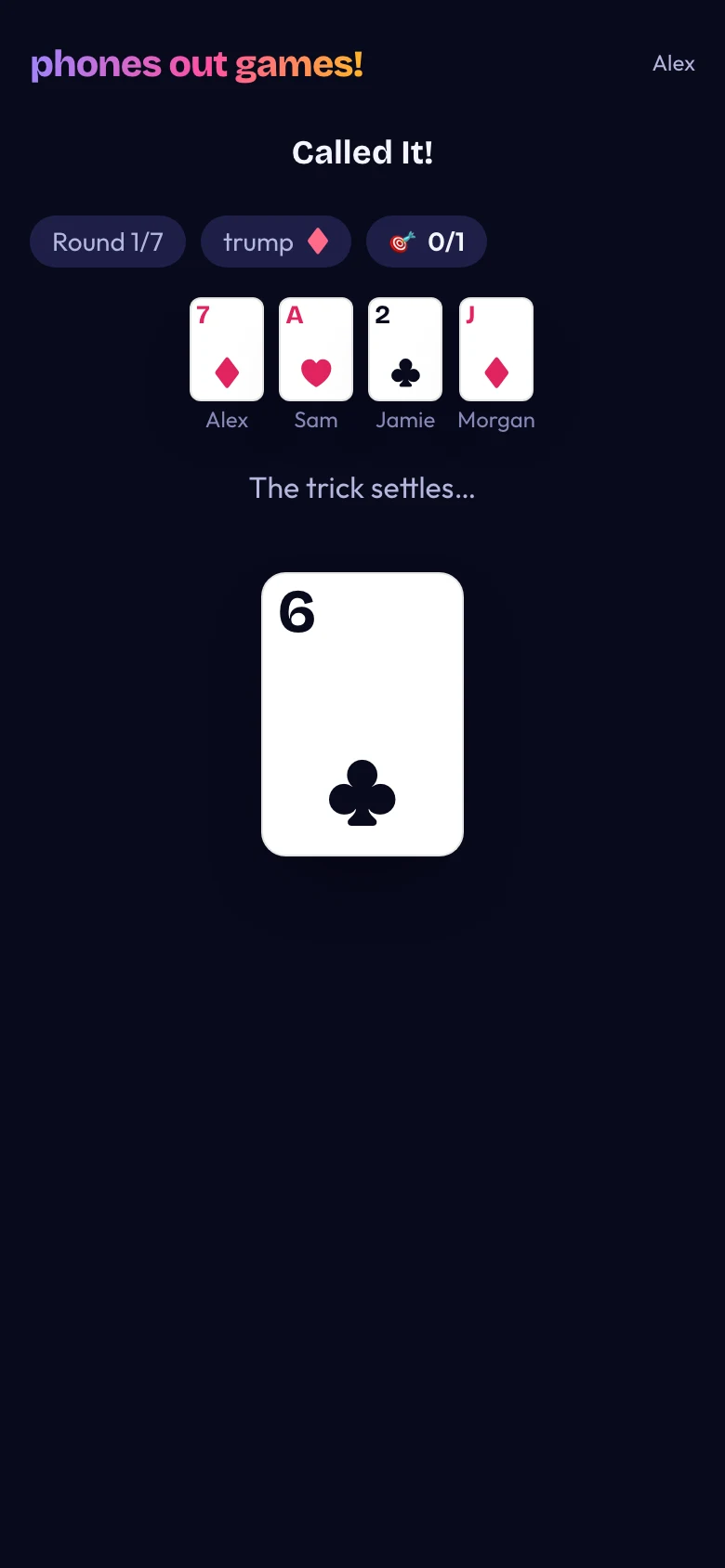 Called It! phone screen: Play the trick