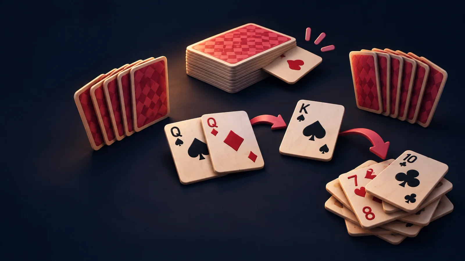 Illustrated cover for Durak. Attack, defend, or scoop the lot. Last one holding cards is the fool.