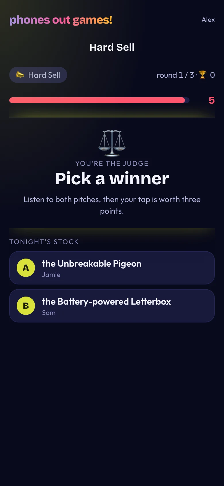 Hard Sell phone screen: Read your brief