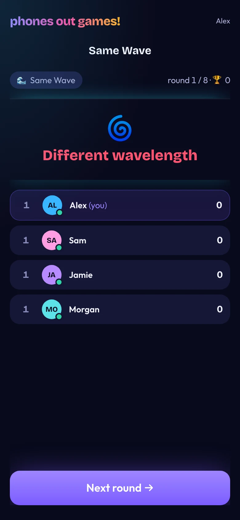 Same Wave phone screen: See the reveal