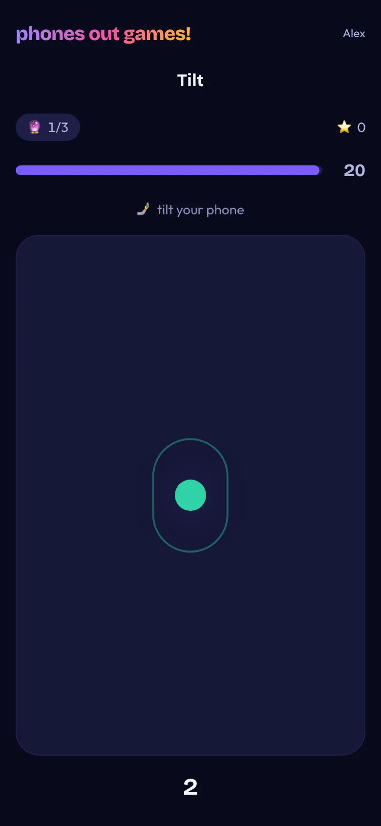 Tilt phone screen: Tilt to steer